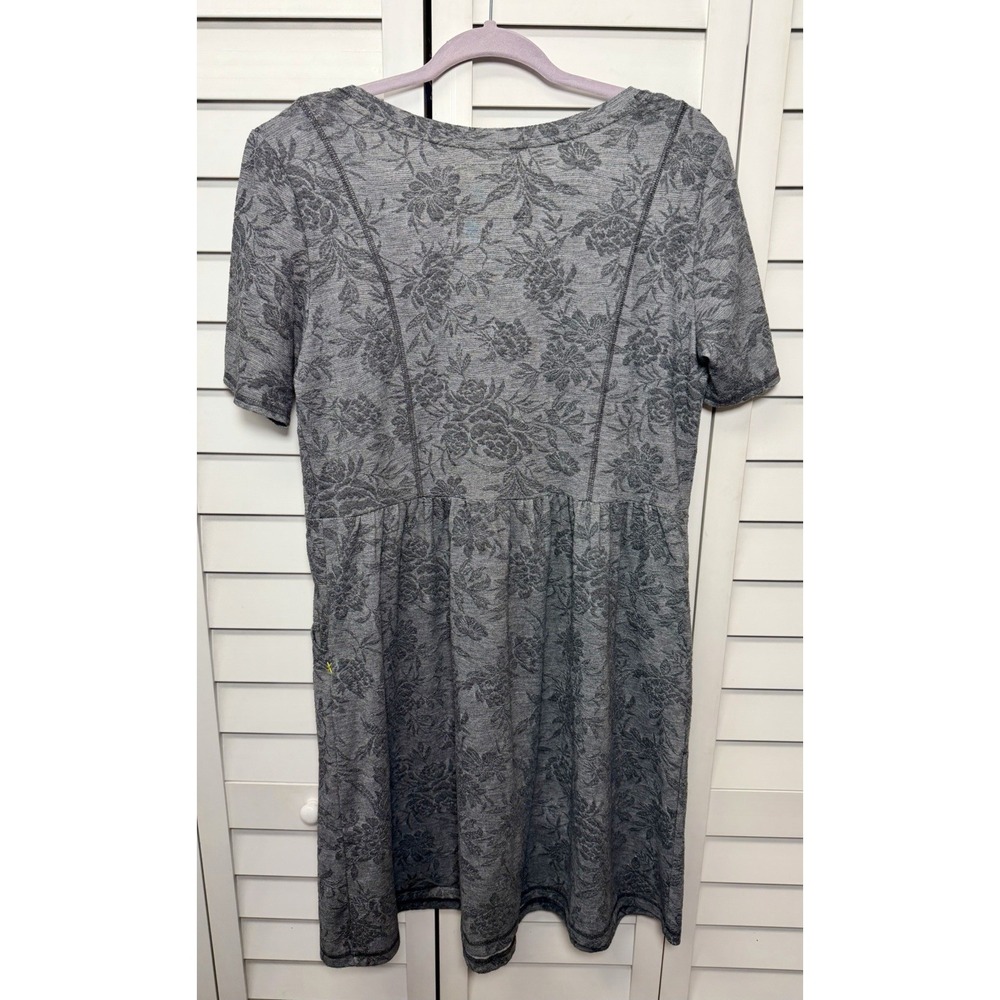 Anthropologie Saturday Sunday Floral Boho Knit Shift Dress Women's Size Large - Picture 11 of 11